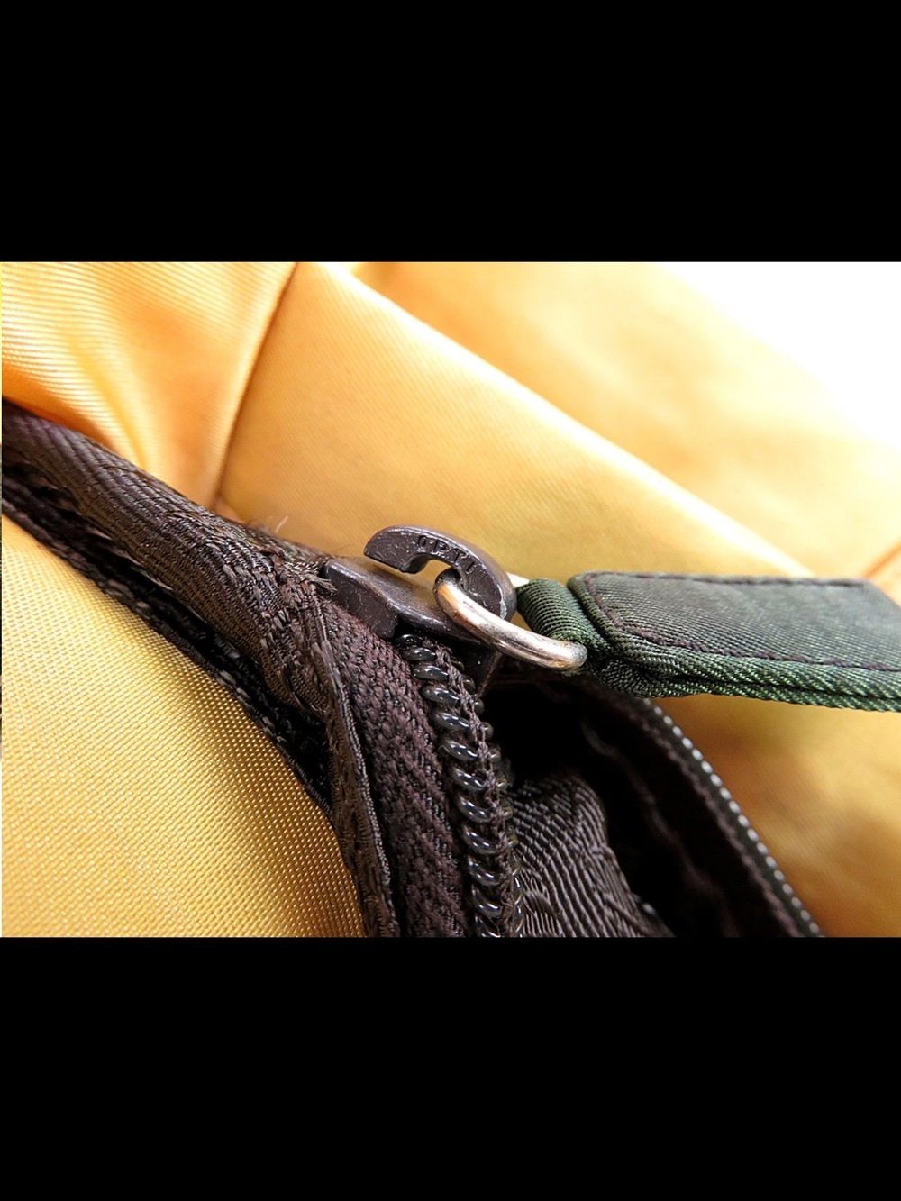 Prada Yellow Nylon Tote with Double Shoulder Straps - Picture 14 of 16
